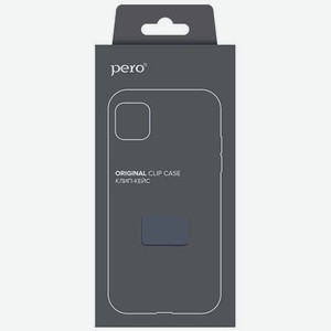 Чехол клип-кейс PERO софт-тач для Xiaomi Redmi Note 11 синий
