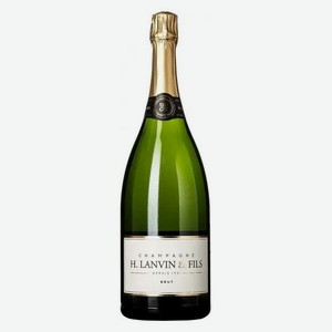 Вино игристое Champagne H. Lanvin & Fils белое брют Франция, 1,5 л