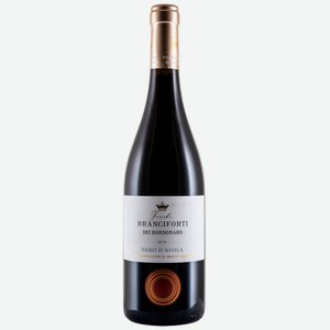 Вино Feudi Branciforti dei Bordonaro Nero d Avola красное сухое, 0.75л Италия
