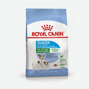 Сухой корм для щенков и мелких кормящих собак Royal Canin Mini Starter, 1 кг