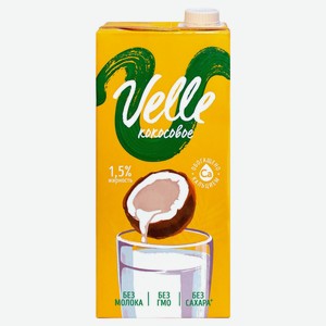 Напиток на растительной основе Velle овсяный кокосовый, 1 л