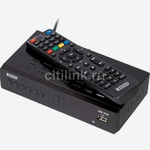 Ресивер DVB-T2 Сигнал Эфир HD-225, черный