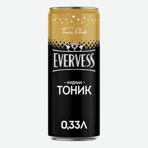Газированный напиток Evervess Индиан Тоник сильногазированный 0,33 л