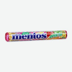 Драже жевательные Mentos Фрукты, 37 г