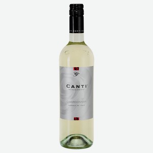 Вино Canti Chardonnay белое полусухое Италия, 0,75 л