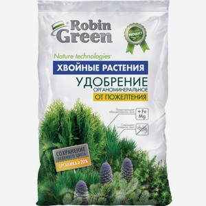 Удобрение органоминеральное от пожелтения Robin Green Хвойные растения, 2,5 кг