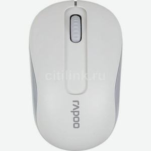 Мышь Rapoo M10, оптическая, беспроводная, USB, белый [10926]