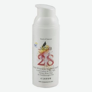 Ночной крем-флюид для профилактики и коррекции морщин AntiAge Anti-Wrinkle Night Cream No28 50мл