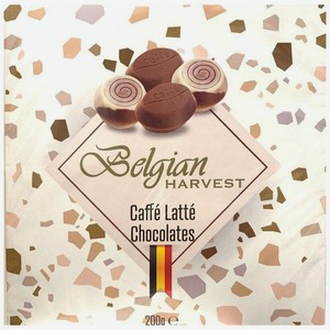 Конфеты Belgian HARVEST Caffe Latte chocolates 200г