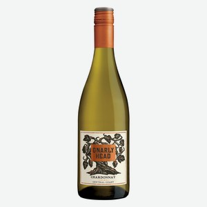 Вино Delicato, Gnarly Head Chardonnay, White, Semi-Dry, AVA California, 0,75l