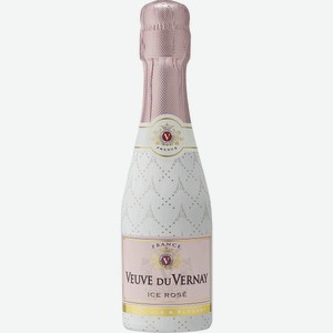 Вино игристое Veuve du Vernay Ice Rose 0,2l