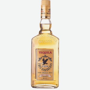 Текила Tequila Tres Sombreros Gold 0,7l