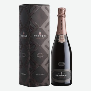 Вино игристое Ferrari, Perle Rose, Brut, Trento DOC, 0,75l, in gift box