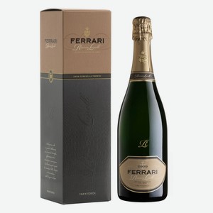 Вино игристое Ferrari, Riserva Lunelli, Extra Brut, Trento DOC, 0,75l