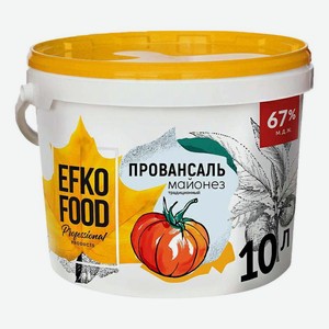 Майонез Efko Food Провансаль Professional 67% 9,34 кг
