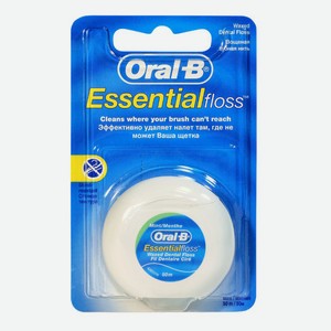 Зубная нить Oral-B Essential Floss вощеная с мятой 50 м