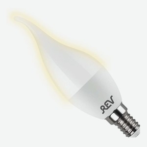 Лампа светодиодная REV E14 7 Вт 2700 K свеча на ветру матовая