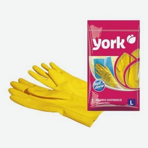 Перчатки York с хлопковым покрытием и сетчатой структурой на пальцах размер L, 1 пара
