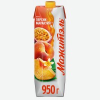 Напиток сывороточно-молочный   Мажитэль   Персик-Маракуйя 0,05%, 950 г