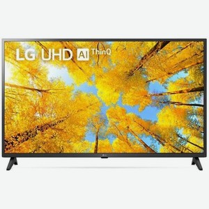 43  Телевизор LG 43UQ75006LF.ARUB, 4K Ultra HD, черный, СМАРТ ТВ, WebOS
