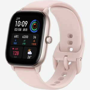 Смарт-часы AMAZFIT GTS 4 Mini A2176, 1.65 , розовый / розовый
