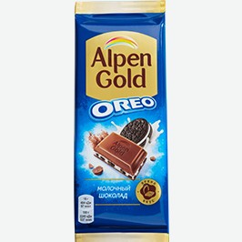 Шоколад Альпен Гольд, Орео, В Ассортименте, 90 Г