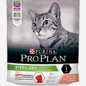 Pro Plan корм для стерилизованных кошек всех пород и возрастов, для поддержания органов чувств (400 г)