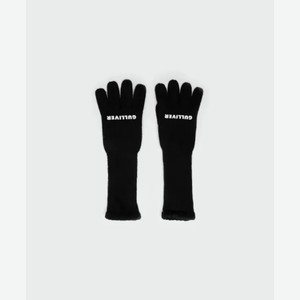 Перчатки длинные черные Gulliver