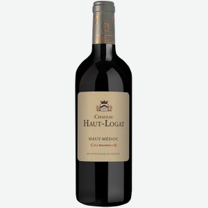 Вино Chateau Haut-Logat Medoc красное сухое, 0.75л Франция
