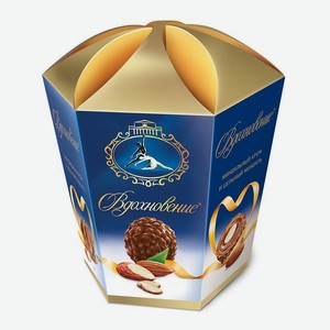 Конфеты Вдохновение шоколадные с миндалем, 150г Россия