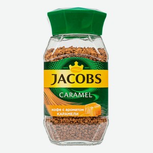 Кофе Jacobs Caramel растворимый с ароматом карамели 95 г