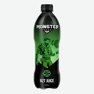 Энергетический напиток Black Monster Energy Green цитрусовый газированный 0,5 л