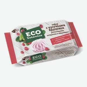 Зефир Eco Botanika с кусочками брусники растительным экстрактом и витаминами 250 г