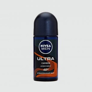 Дезодорант-антиперспирант шариковый антибактериальный эффект NIVEA Men Ultra Carbon 50 мл