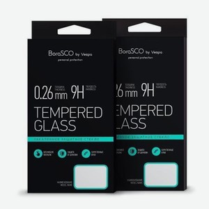 Защитное стекло BoraSCO Full Cover+Full Glue для Xiaomi Redmi Note 7 Черная рамка