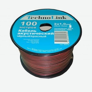 Акустический кабель Technolink 2x1,00 кв.мм 100м (ч/к)