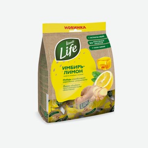 Конфеты Konti Life имбирь-лимон, 220г