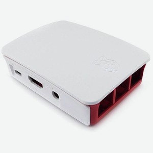 Корпус Raspberry 909-8132 белый/красный для Raspberry Pi 3 Model B/B+