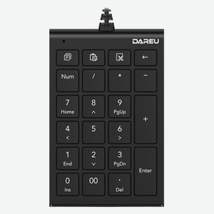 Клавиатура проводная Dareu LK22 Black