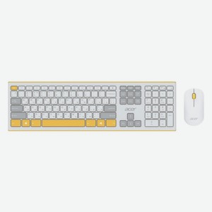 Комплект клавиатура+мышь Acer OCC200 Yellow Gray