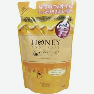 Гель для душа Funs Honey Oil с экстрактом меда и маслом жожоба 400 мл