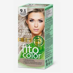 Крем-краска Fitocolor для волос пепельный блондин 9.1 115 мл