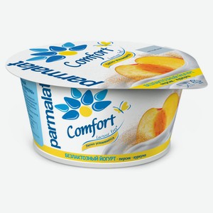 Йогурт Parmalat Comfort безлактозный персик куркума 3,5%, 130 г