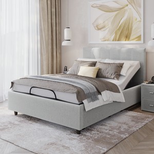 Lazurit Кровать Хелен для основания Royal Sleep System Серый 2070 мм 1550 мм 800 мм