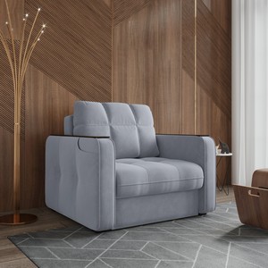 Lazurit Мягкое кресло-кровать Киль-3 Серый 1050 мм 1060 мм 920 мм