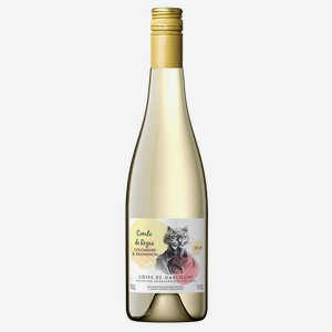Вино COMTE DE REZAC Гасконь белое полусухое (Франция), 0,75л