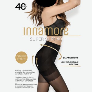 Колготки женские Innamore Super Slim 40 Den - Nero, Без дизайна, 4