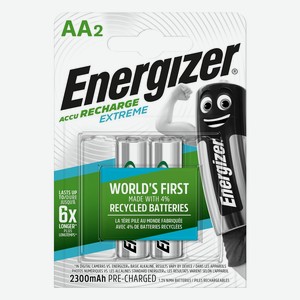 Аккумулятор Energizer Rech Extreme AA 2300 FSB2 precharged