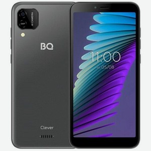 Смартфон BQ Clever 3/16Gb, 5765L, серый