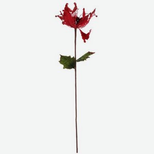 Цветок Artborne Пуансеттия 65см красная